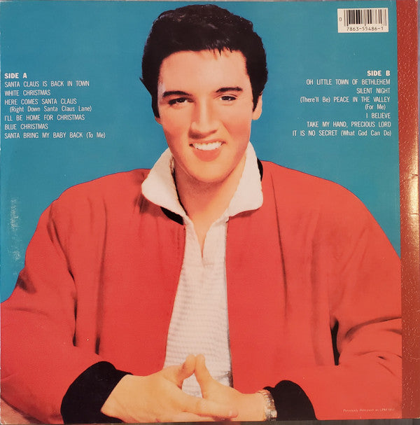 Elvis Presley : Elvis' Christmas Album (LP,Album,Mono,Reissue,Remastered)