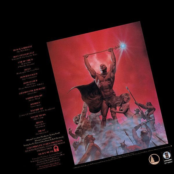 Various : Heavy Metal - Music From The Motion Picture (LP,Album,Compilation,Stereo)