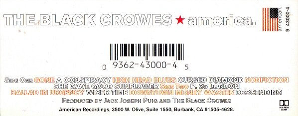 Black Crowes, The : Amorica. (Album)