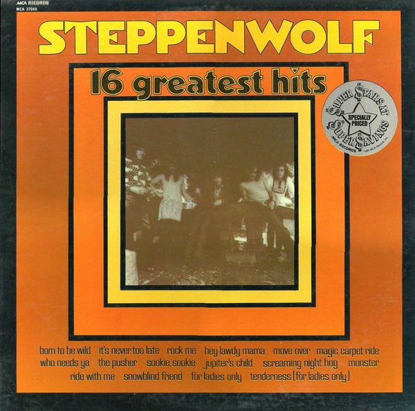 Steppenwolf : 16 Greatest Hits (LP,Compilation,Reissue)