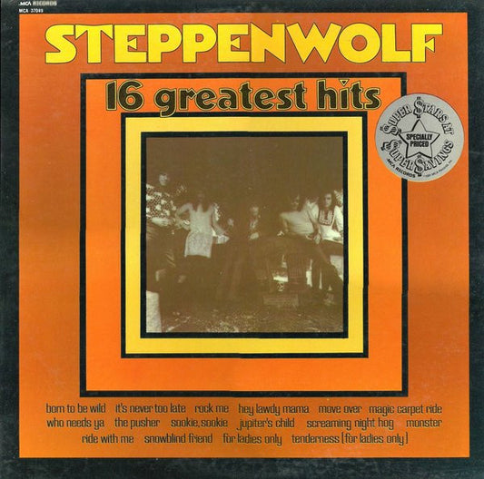 Steppenwolf : 16 Greatest Hits (LP,Compilation,Reissue)