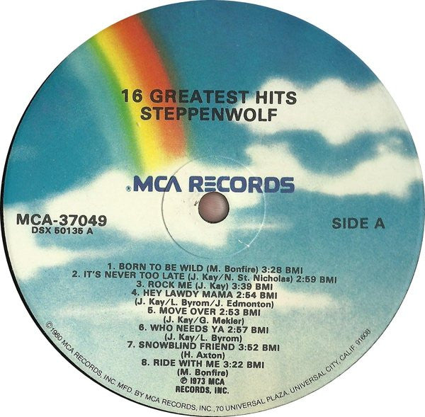 Steppenwolf : 16 Greatest Hits (LP,Compilation,Reissue)