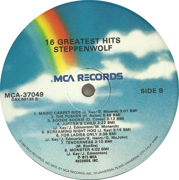 Steppenwolf : 16 Greatest Hits (LP,Compilation,Reissue)