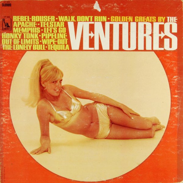 Ventures, The : Golden Greats By The Ventures (LP,Compilation,Stereo)