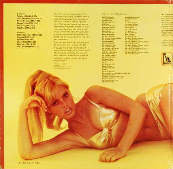 Ventures, The : Golden Greats By The Ventures (LP,Compilation,Stereo)