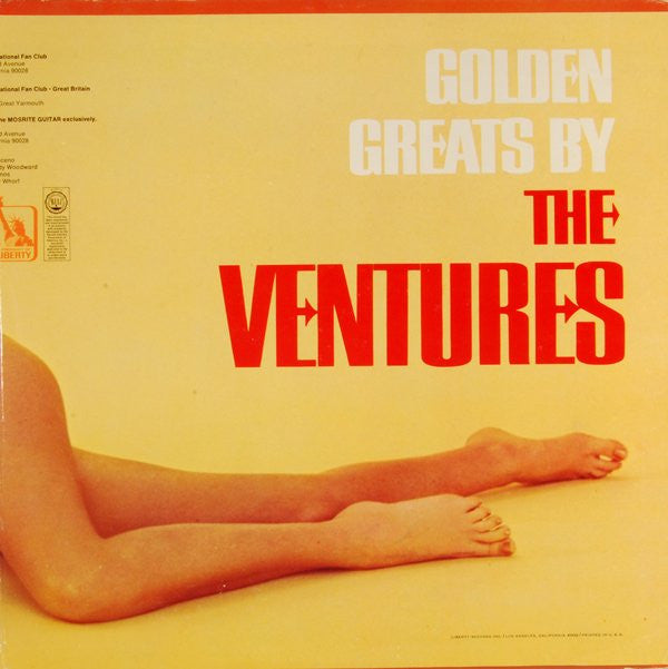 Ventures, The : Golden Greats By The Ventures (LP,Compilation,Stereo)