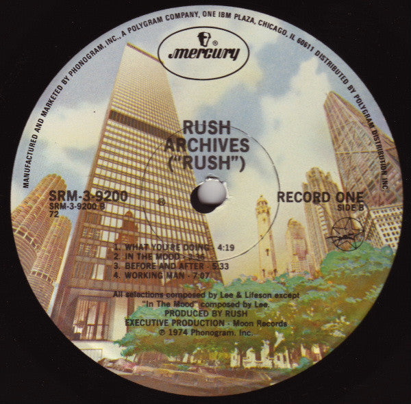 Rush : Archives (LP,Compilation)