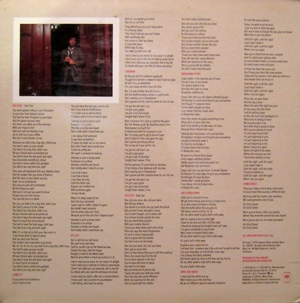 Billy Joel : 52nd Street (LP,Album,Stereo)