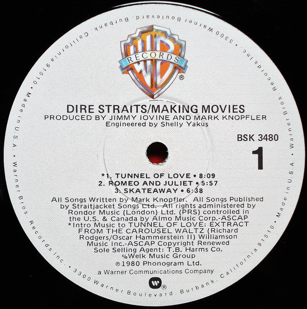 Dire Straits : Making Movies (LP,Album)