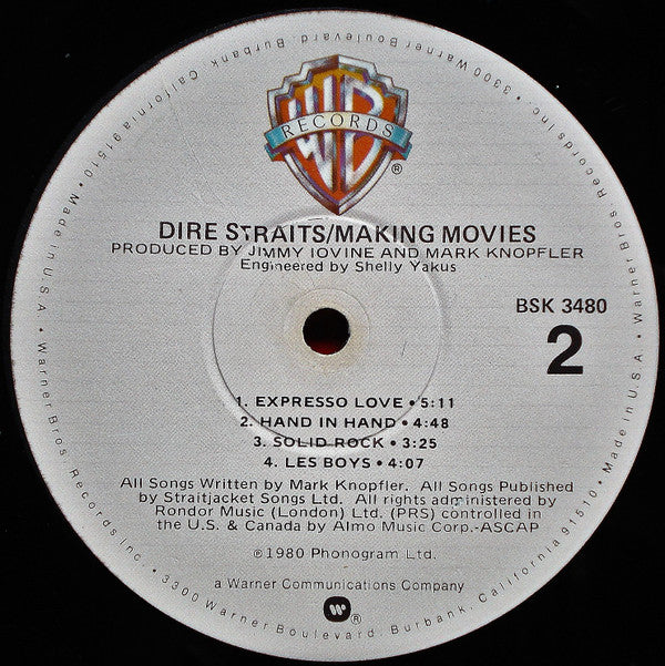 Dire Straits : Making Movies (LP,Album)