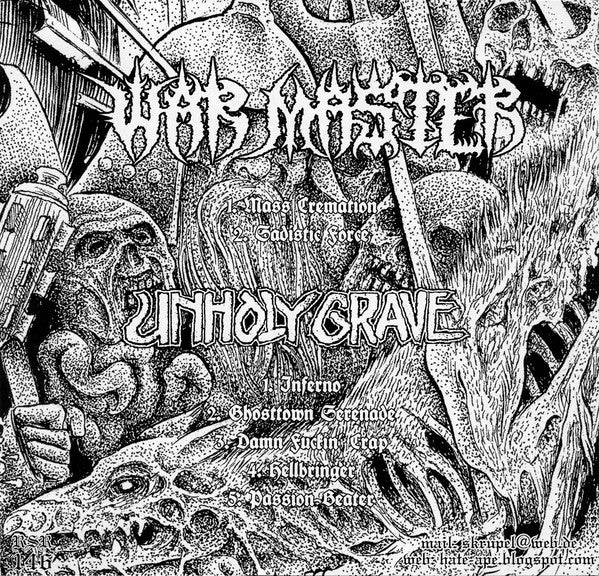 War Master (2) / Unholy Grave : War Master / Unholy Grave (12",45 RPM,EP,Limited Edition)
