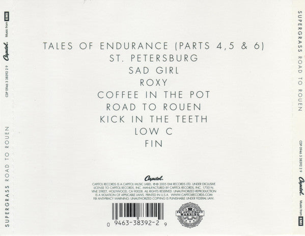 Supergrass : Road To Rouen (Album)