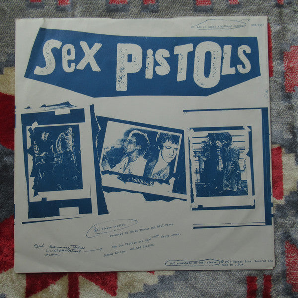 Sex Pistols : Never Mind The Bollocks Here's The Sex Pistols (LP,Album,Club Edition)