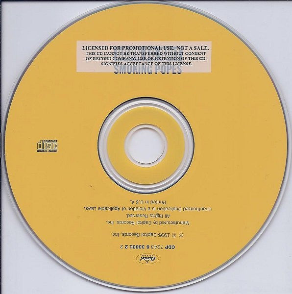 Smoking Popes : Born To Quit (Album,Promo)