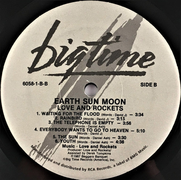 Love And Rockets : Earth • Sun • Moon (LP,Album)