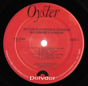 Rainbow : Ritchie Blackmore's Rainbow (LP,Album,Stereo)
