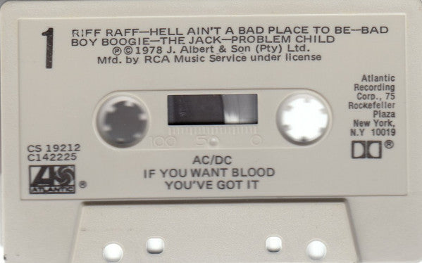 AC/DC : If You Want Blood You've Got It (Album,Club Edition)