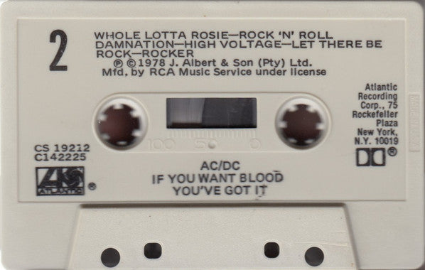 AC/DC : If You Want Blood You've Got It (Album,Club Edition)