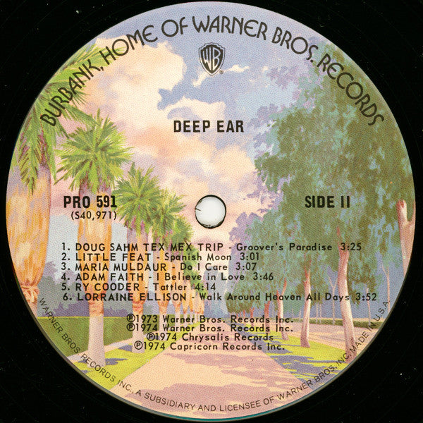 Various : Deep Ear (LP,Compilation,Stereo)
