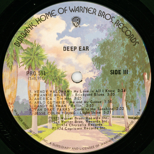 Various : Deep Ear (LP,Compilation,Stereo)