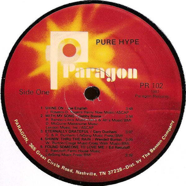 Various : Pure Hype (LP,Compilation)