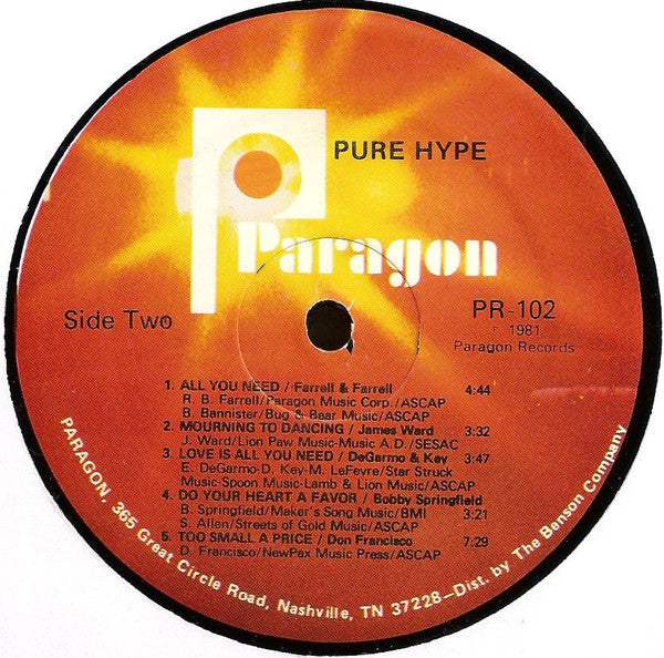 Various : Pure Hype (LP,Compilation)