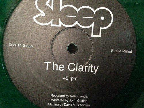 Sleep : The Clarity (12",45 RPM,Single Sided,Etched,Limited Edition)