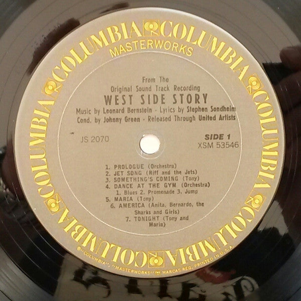 Leonard Bernstein : West Side Story (The Original Sound Track Recording) (LP,Album,Reissue,Stereo)