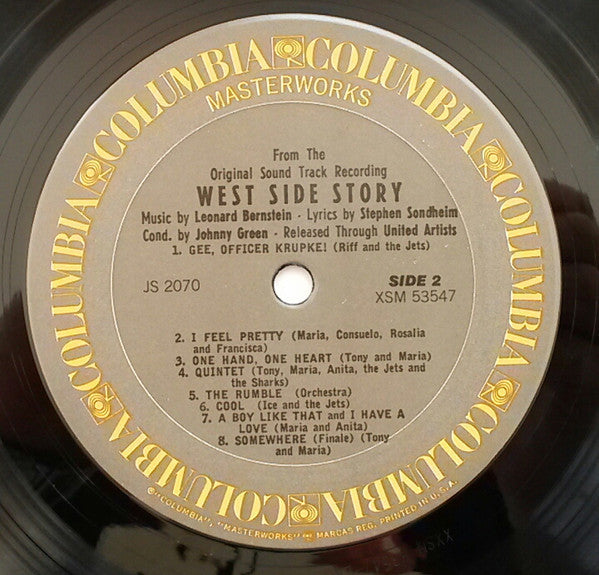 Leonard Bernstein : West Side Story (The Original Sound Track Recording) (LP,Album,Reissue,Stereo)