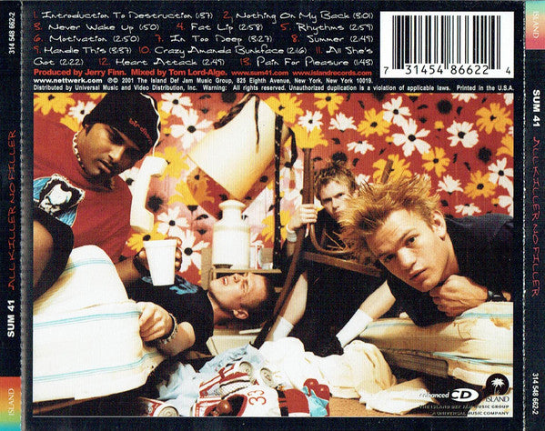 Sum 41 : All Killer No Filler (Album,Enhanced)