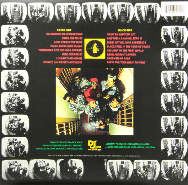 Public Enemy : It Takes A Nation Of Millions To Hold Us Back (LP,Album,Limited Edition,Reissue)