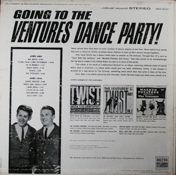 Ventures, The : Going To The Ventures Dance Party! (LP,Album,Stereo)