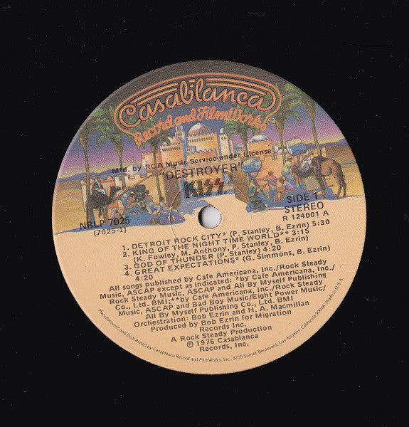 Kiss : Destroyer (LP,Album,Club Edition)