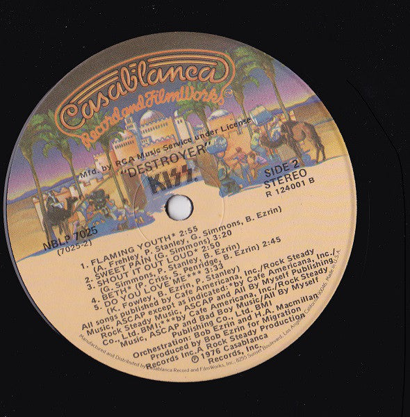 Kiss : Destroyer (LP,Album,Club Edition)