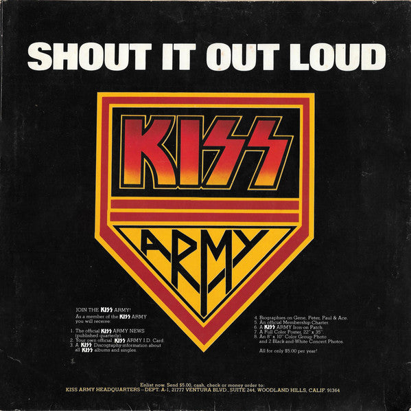 Kiss : Destroyer (LP,Album,Club Edition)