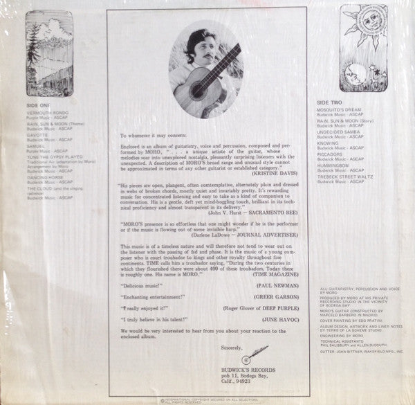 Moro (7) : Rain, Sun & Moon (LP,Album,Stereo)