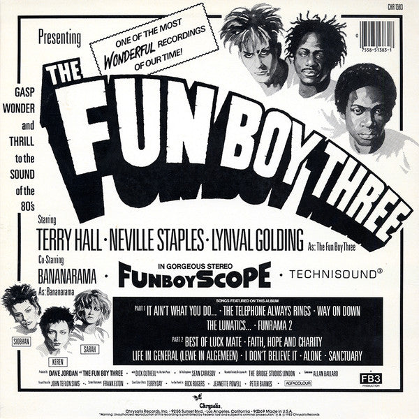 Fun Boy Three : The Fun Boy Three (LP,Album)