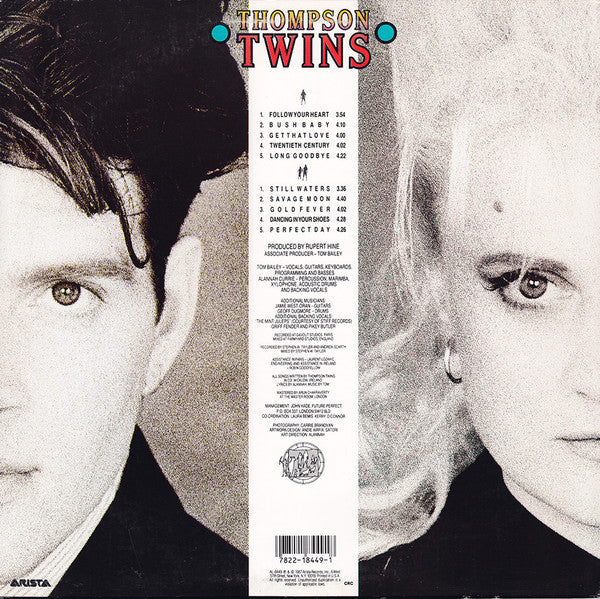 Thompson Twins : Close To The Bone (LP,Album,Club Edition)