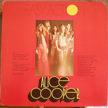 Alice Cooper : Easy Action (LP,Album,Reissue)