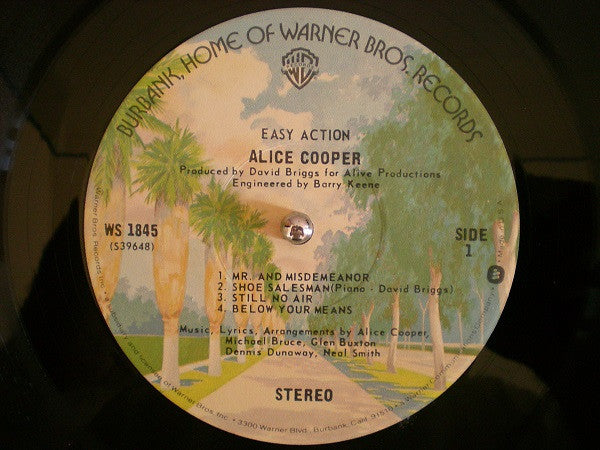 Alice Cooper : Easy Action (LP,Album,Reissue)