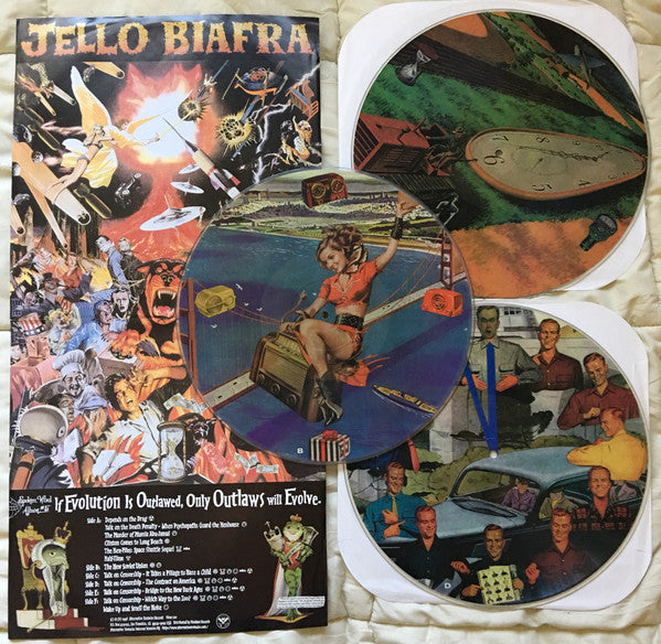 Jello Biafra : If Evolution Is Outlawed, Only Outlaws Will Evolve (LP,Album,Picture Disc)