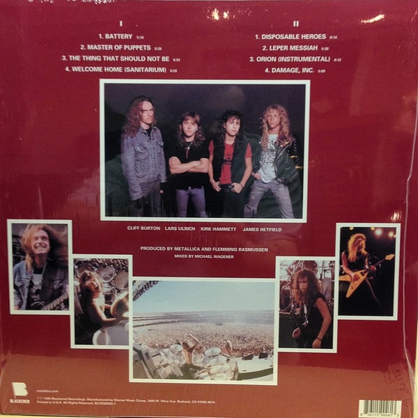 Metallica : Master Of Puppets (LP,Album,Reissue,Repress)