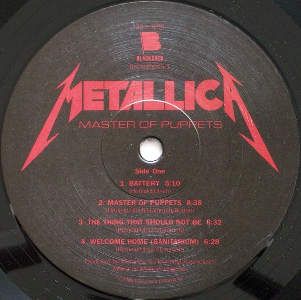 Metallica : Master Of Puppets (LP,Album,Reissue,Repress)