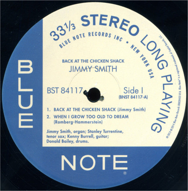 Jimmy Smith : Back At The Chicken Shack (LP,Album,Reissue,Remastered,Stereo)