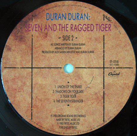 Duran Duran : Seven And The Ragged Tiger (LP,Album)