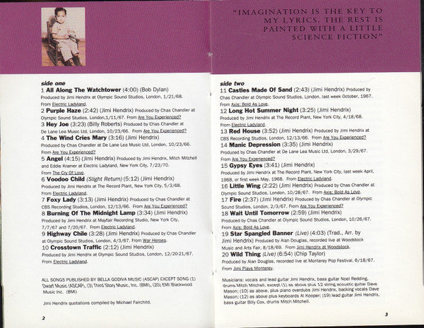 Jimi Hendrix : The Ultimate Experience (Compilation)