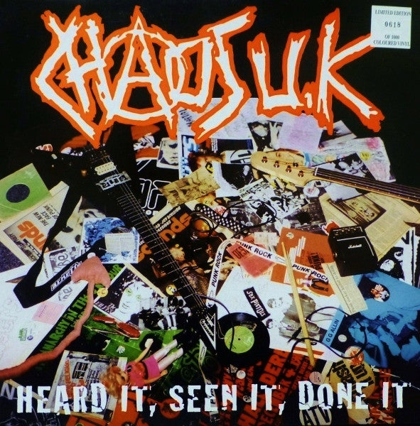 Chaos UK : Heard It, Seen It, Done It (LP,Album,Numbered)