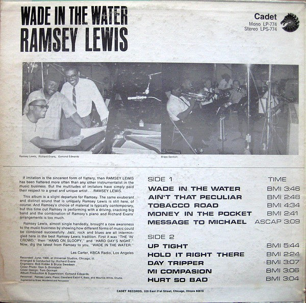 Ramsey Lewis : Wade In The Water (LP,Album)