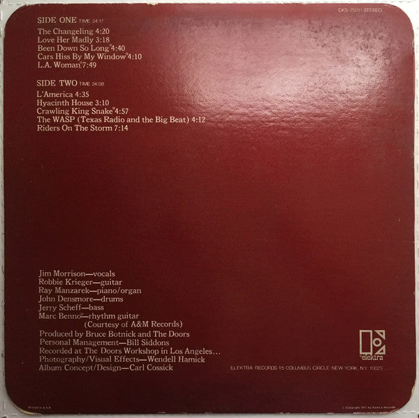 Doors, The : L.A. Woman (LP,Album)