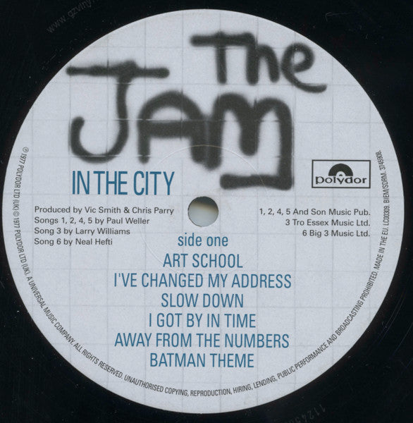 Jam, The : In The City (LP,Album,Reissue)